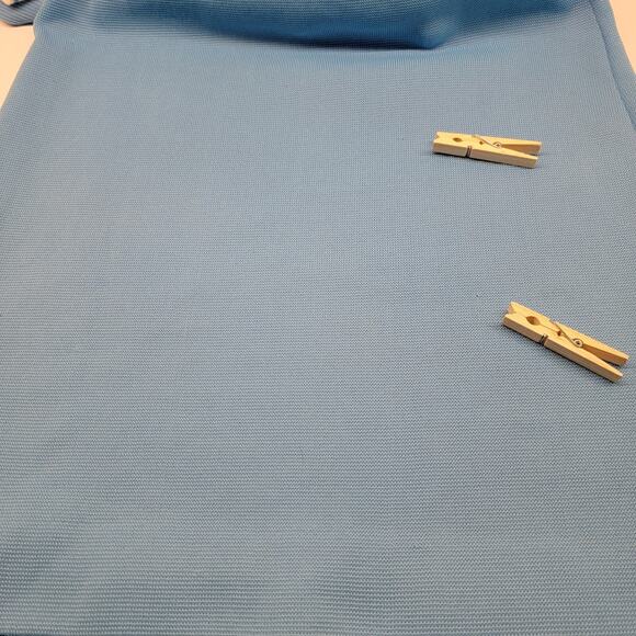 Vintage R&K Knits Jumper Dress Blue Knit 60s Size 14 - Picture 11 of 16